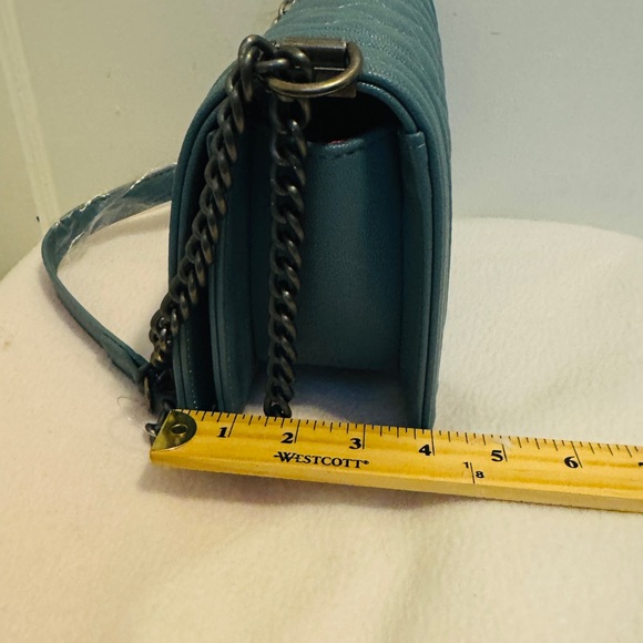 Blue quilted bag - Picture 7 of 11